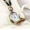 Vintage Design New Artistic Bead Chain Pocket Brass Watch