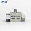 INVCO Pneumatic actuator 3 way High Pressure ball valve ,Stainless Steel Pneumatic Ball Valve for high media