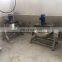 Electric jacketed kettle with mixer steam or gas cooking jacketed kettle
