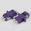 LC MM OM4 DX Adapter with ear Purple