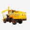 Loaded type wheeled guardrail pile driver for post installation on sale