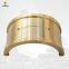 precision brass bush certified by ISO9001:2008  wear-resistant split  bushing