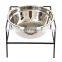 New Type Top Sale Iran Frame+Stainless Pet Food Bowl