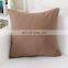 Pure Color Cotton And Linen Pillow  Linen Cloth Art Set Sofa Office Rectangle Cushion Throw  case Pillow