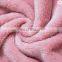 100% polyester 400gsm high pile flannel blanket two sides brushed cozy fleece throw