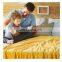 Wholesale 100% Polyester Lightweight Double Sided Flannel Fleece Blanket For Adult