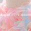 Wholesale Embroidery Pearl Bow Design Party Baby Girls Dress Birthday Party Kids Frock