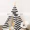 Small Boy Stripe Canvas Play Teepee Tent Children Toy Tent Portable Kids Play tent