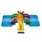 Outdoor Play Water Park Inflatable Equipments With Pool and Slide