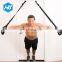 Suspension trainer for indoor and outdoor suspension straps bands kit with door anchor
