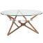 Modern Style Clear Tempered Round Glass Top for Coffee Table