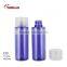 Blue small size taning lotin plastic bottle