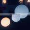 Modern Large White Globe Ball Garden Lights Stake Post Lights