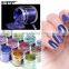 Cosmeticos nail art designs dip powder coating extension mirror effect nail powder for UV gel