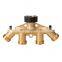 4 Way Garden Water Tap Connector Water Hose Splitter