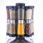 16 Jars Revolving Spice Rack Set Without Spice Rack Set