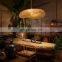Modern Bamboo Pendant Light LED Decorative Home Restaurant Hanging Lighting