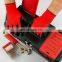 13G Red Polyester Industrial Wholesale Hand Nitrile Coated Work Gloves