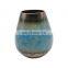 antique blue small luxury chinese porcelain ceramic flower vase set for home decor