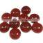 Red Chalcedony 15x15 mm Round Cabochon