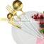 Best Selling 304 Stainless Steel White Gold Korean Cutlery for Wedding