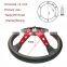 AOSU Universal 350MM 14 inch Suede PVC Drift Racing Style Steering Wheel