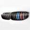 M color carbon fiber style double slat line grill for BMW 3 series GT F34 high quality kindly grill for BMW GT F34 2012-2019