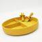 Silicone Baby Divided Plate Suction Feeding Plate Set