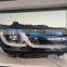 High quality aftermarket full LED Blue eyebrow headlamp headlight for BMW 5 series G30 G38 head lamp head light 2018-2020