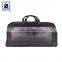 Black Soft Genuine Leather Duffel Travel Bag Extra Zippers and Compartment Inside