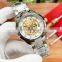 Luxury Men's Business OMG Luxury Skeleton Men's Automatic Mechanical Stainless Steel Strap Watch