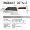 7.5 Inch Professional Forged Hammered Stainless Steel Kitchen Chopping Knife With Rose Wood Handle Butcher Knife