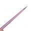 Pink nail enhancement multifunctional dual-purpose tweezers sticker alloy drill special pointed double ended tweezers with silicone press tool