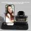 Colorful Rgb Led Fast Charging 5 in 1 Magnetic Wireless Charger With Digital Alarm Clock and Night Light