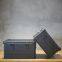 Matte Black Outdoor Camping Storage Box 48L Durable Aluminum-Magnesium Alloy