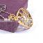 Women'S Gender Drop Water Shape Gold Plated Edge Druzy Gemstone Pendant