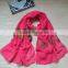 High Quality Colorful Leaf Embroidery Fashion Lady Cotton Scarf