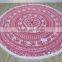 Round Towel Turkish Beach round fouta with fringe