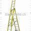 telescopic fiber glass ladder