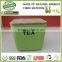 bright color eco-friendly kitchenware,bambooware square canister