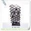 Decorative Metal Wine Rack For 8 Bottles