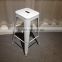 Vintage Kitchen Industrial Metal Singer Bar Stool and Chair HYX-806