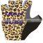 cycling gloves/non-slip bicycle glove/pro bike glove men half finger pro team basketball gloves Sexy Leopard Grain