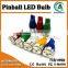 Pinball lighting 12V 13V AC 5050 8 LED #906 T15 flasher bulb