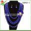 wholesale african jewelry sets pearl earring and necklace for party
