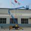 Factory wanted trailer mounted towable spider boom lift/arm lift/sky lift table with diesel engine