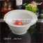 Factory wholesale hotel high-white ceramic round soup bowls
