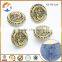 Brass Antique Custom Metal Buttons For Garments
