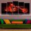 Home decor hotel wall art diy modern handmade 3d three panel abstract canvas oil painting                        
                                                Quality Choice