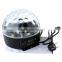 Big Promotion Mini LED RGB Crystal Magic Ball Effect Light DM Colorful Rotating Disco DJ DM512 Stage Lighting EU/US Plug